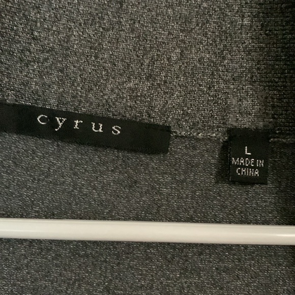 Women’s Cyrus draped neck open cardigan. - Picture 2 of 9